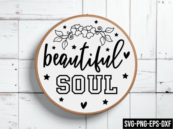 Beautiful Soul Round Sign Svg: A Versatile Graphic for Crafts and Branding