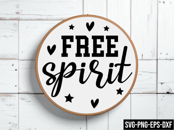 Free Spirit Round Sign SVG: A Versatile Graphic Design Asset for Crafts and Creatives
