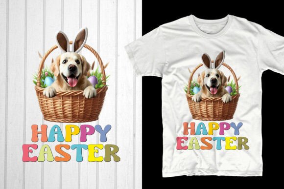 Happy Easter Golden Retriever Dog Embroidery Design Review
