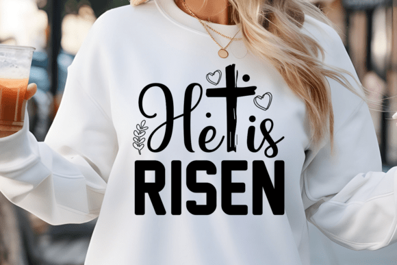 He Is Risen SVG: A Premium Graphic for Craft Projects and Handmade Business Use